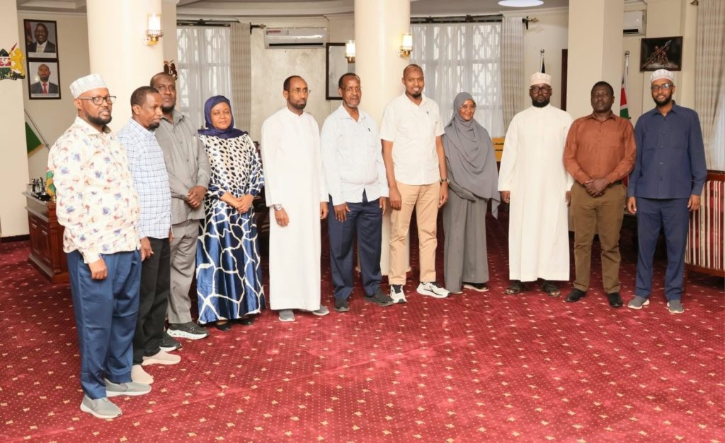 Members of the Multisectoral Technical Working Group on Early Childhood Development and Education with FCDC and AKU-IHD leaders during a courtesy visit in Mandera